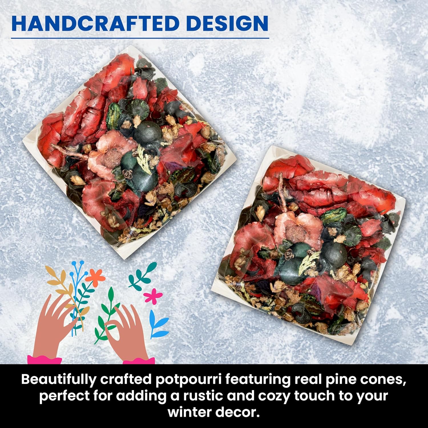 Winter Potpourri Bag with Pine Scent