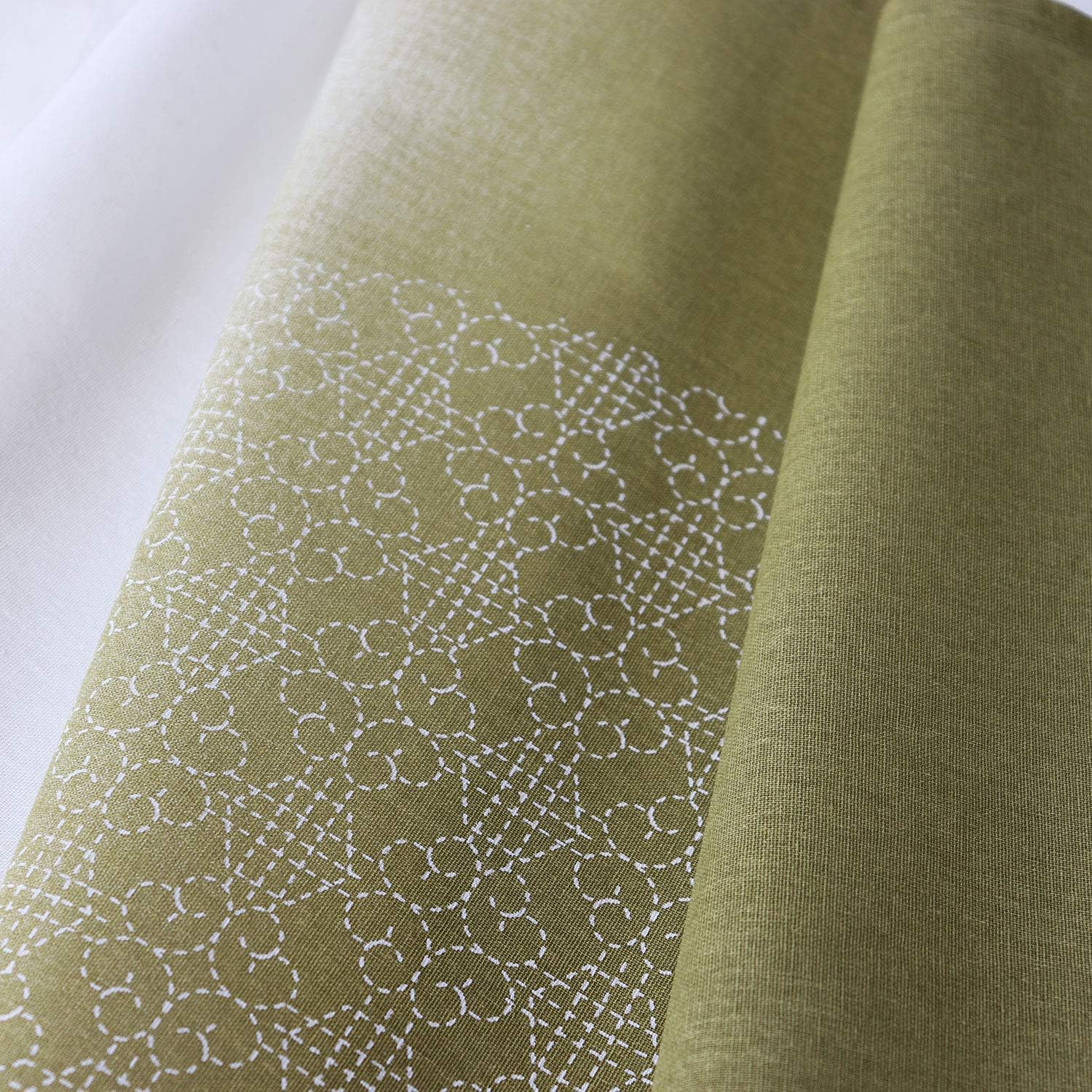 Sunnyday Fabric Doorway Curtain 335x59 Green Tapestry