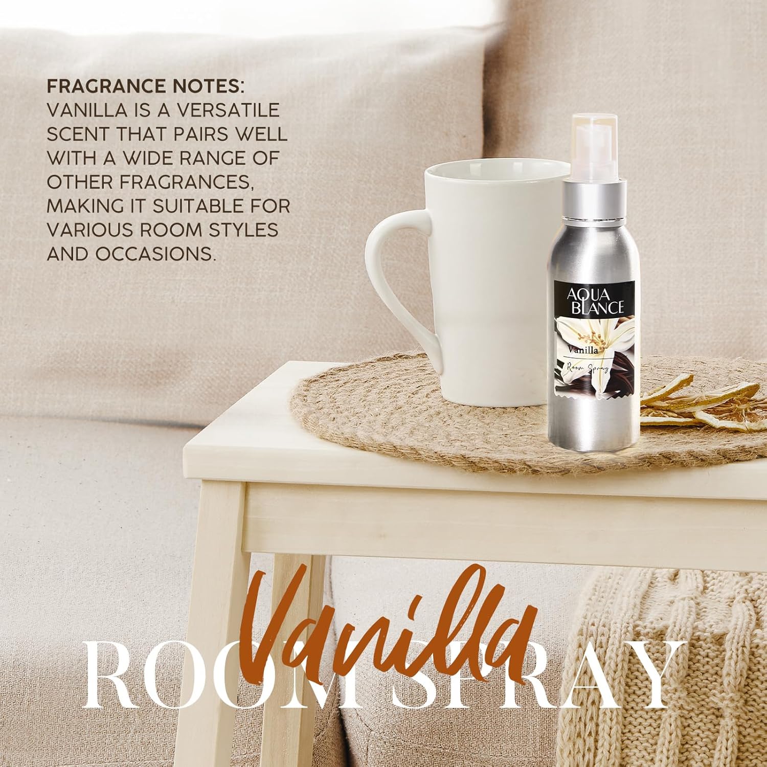 Vanilla Fragrant Room Spray 3-Pack of 34 Fl Oz
