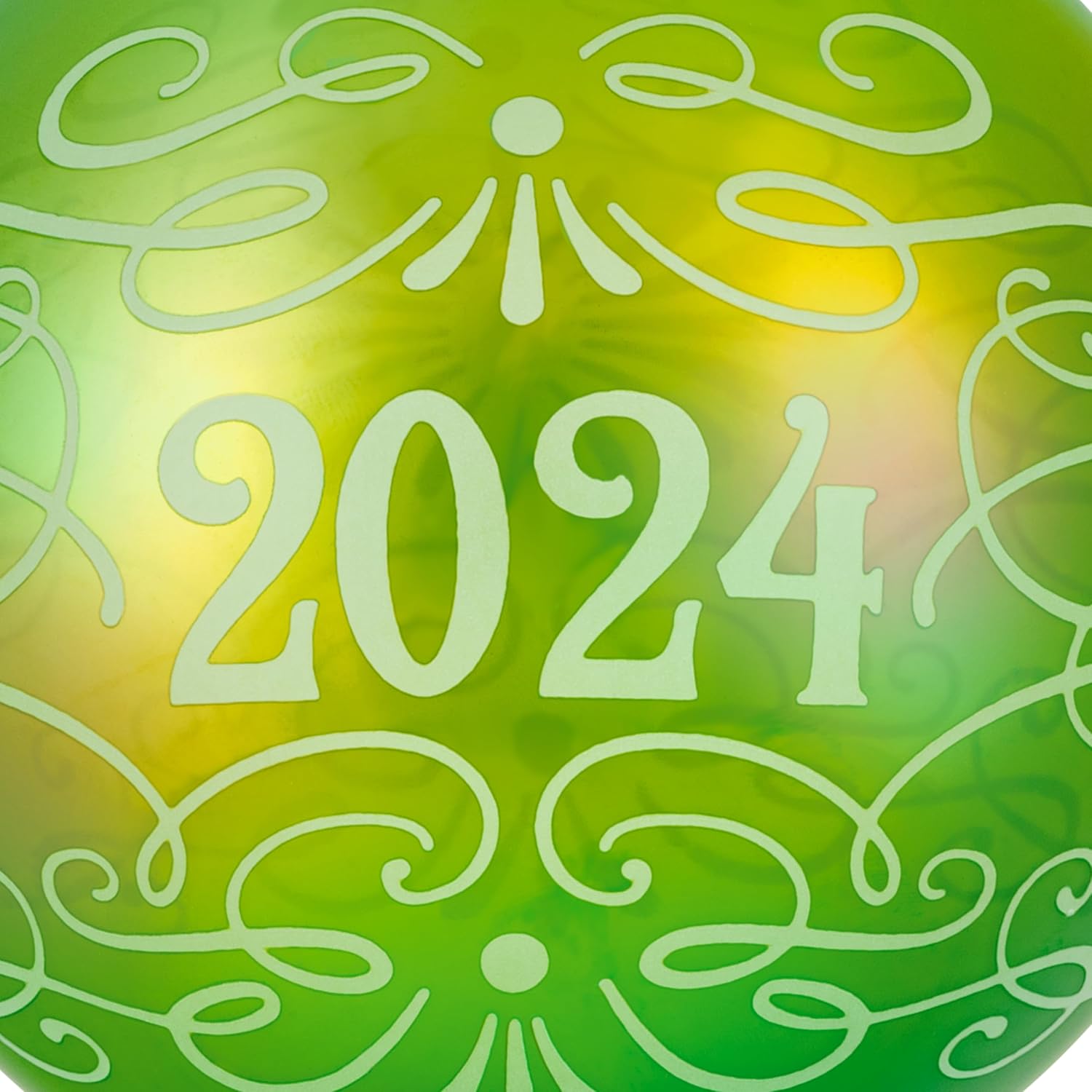 Hallmark Keepsake 2024 Christmas Ornament Glass