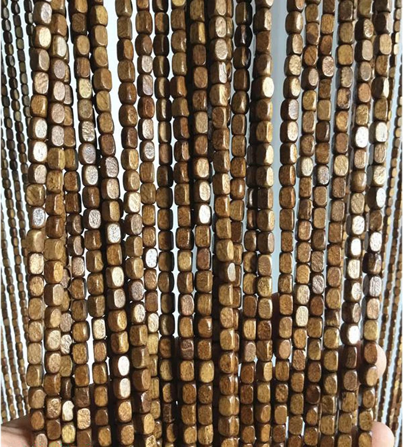 Bamboo Beaded Curtain for Home Decor and Privacy