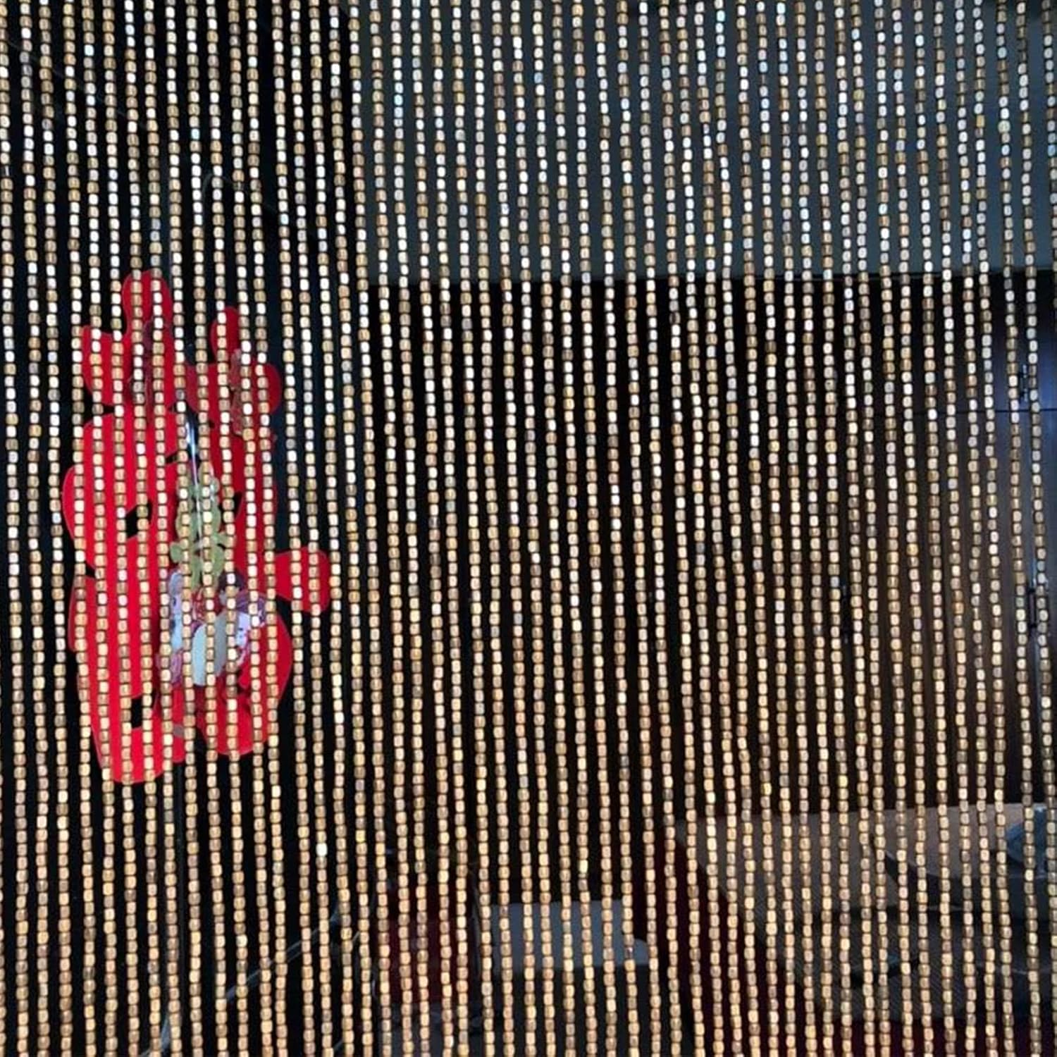 Hanging Bamboo Beaded Door Curtain for Home Decor