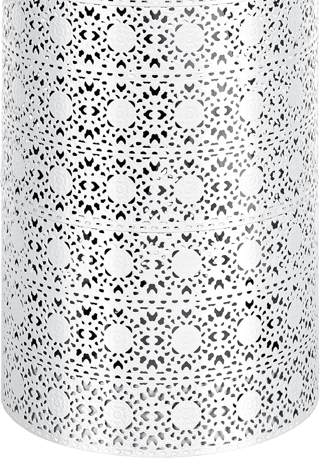 Concepts 21 Inch Heavy Duty Metal Umbrella Stand - White Lace