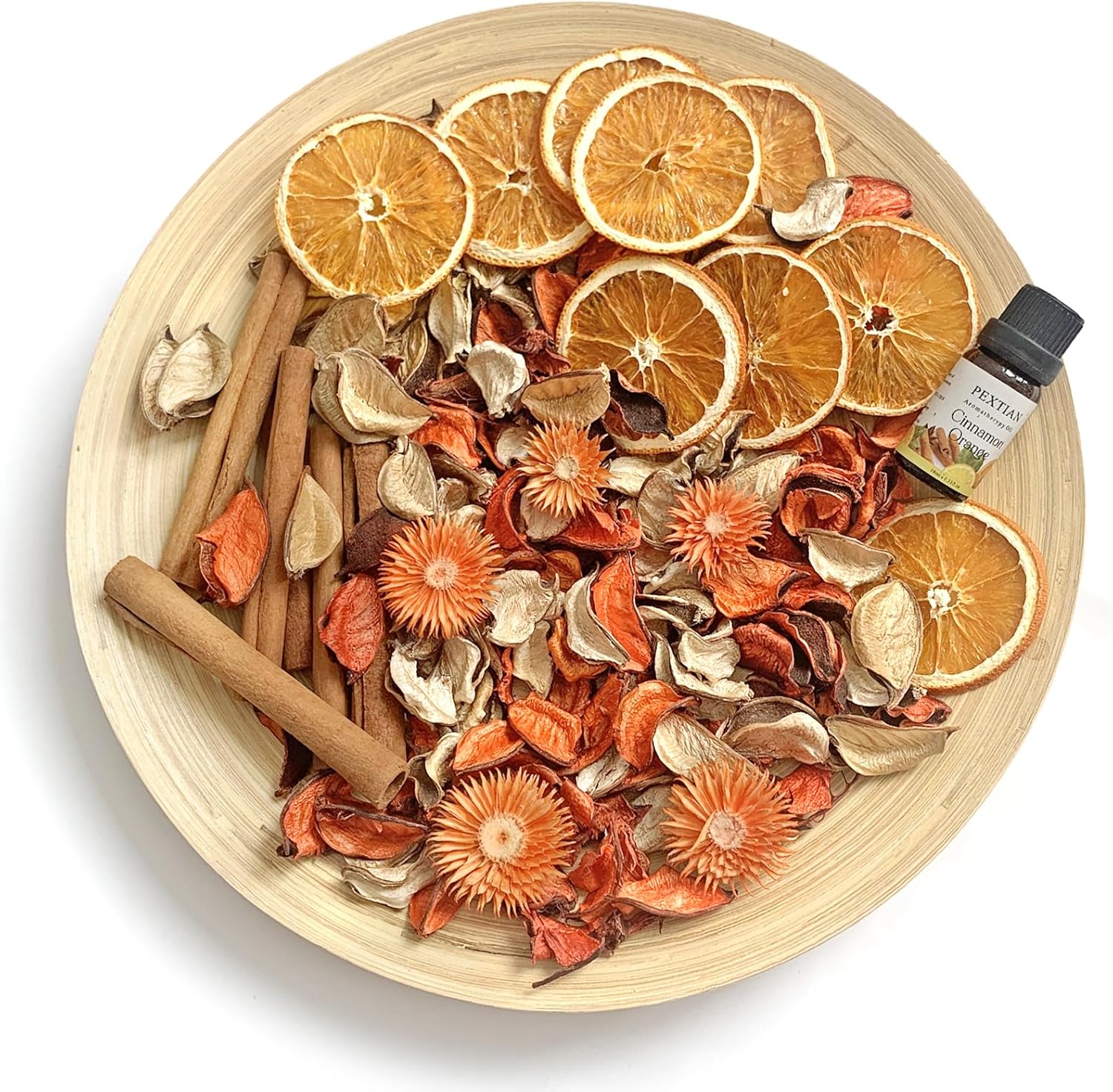 Fall Potpourri Dried Orange Slices Cinnamon Sticks Decorative Bowl Filler