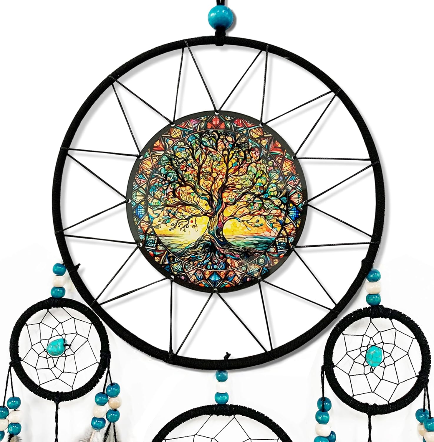 Handwoven Dream Catcher Wall Decor for Bedroom