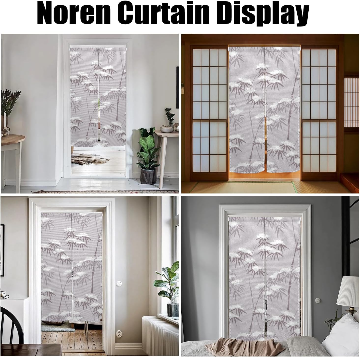 Leowefowa Traditional Japanese Noren Door Curtain 335x559 Inch