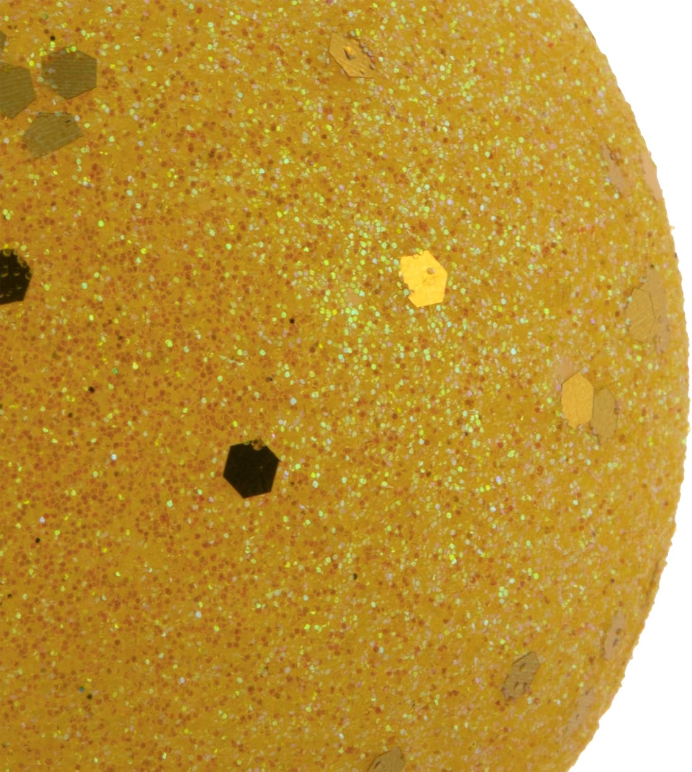 Vickerman 275 Yellow 4-Finish Ornament Set 20 Pack
