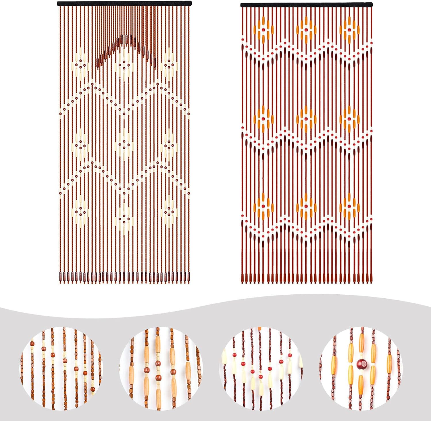ZERNEIL Beaded Curtain Door String Curtains