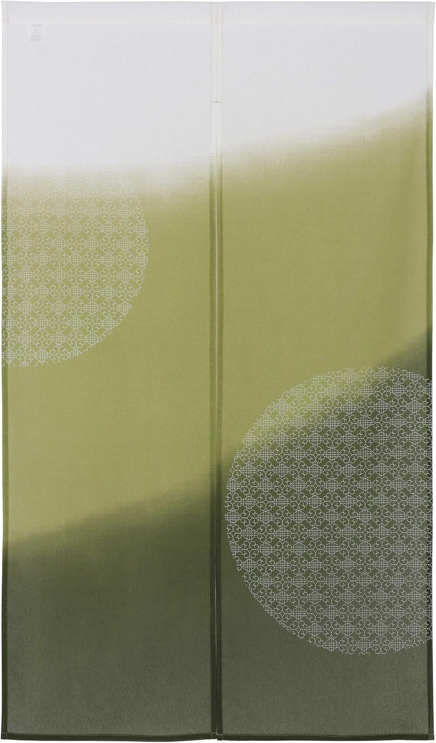 Sunnyday Fabric Doorway Curtain 335x59 Green Tapestry