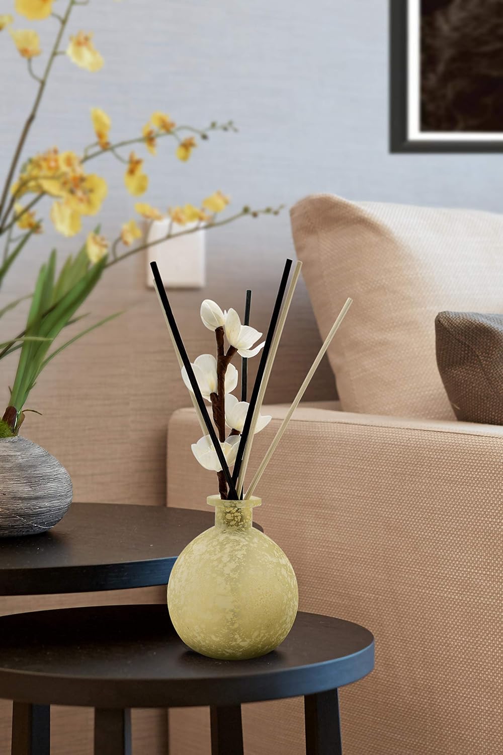 Natural Reed Diffuser Sticks 50 Pcs White and Brown