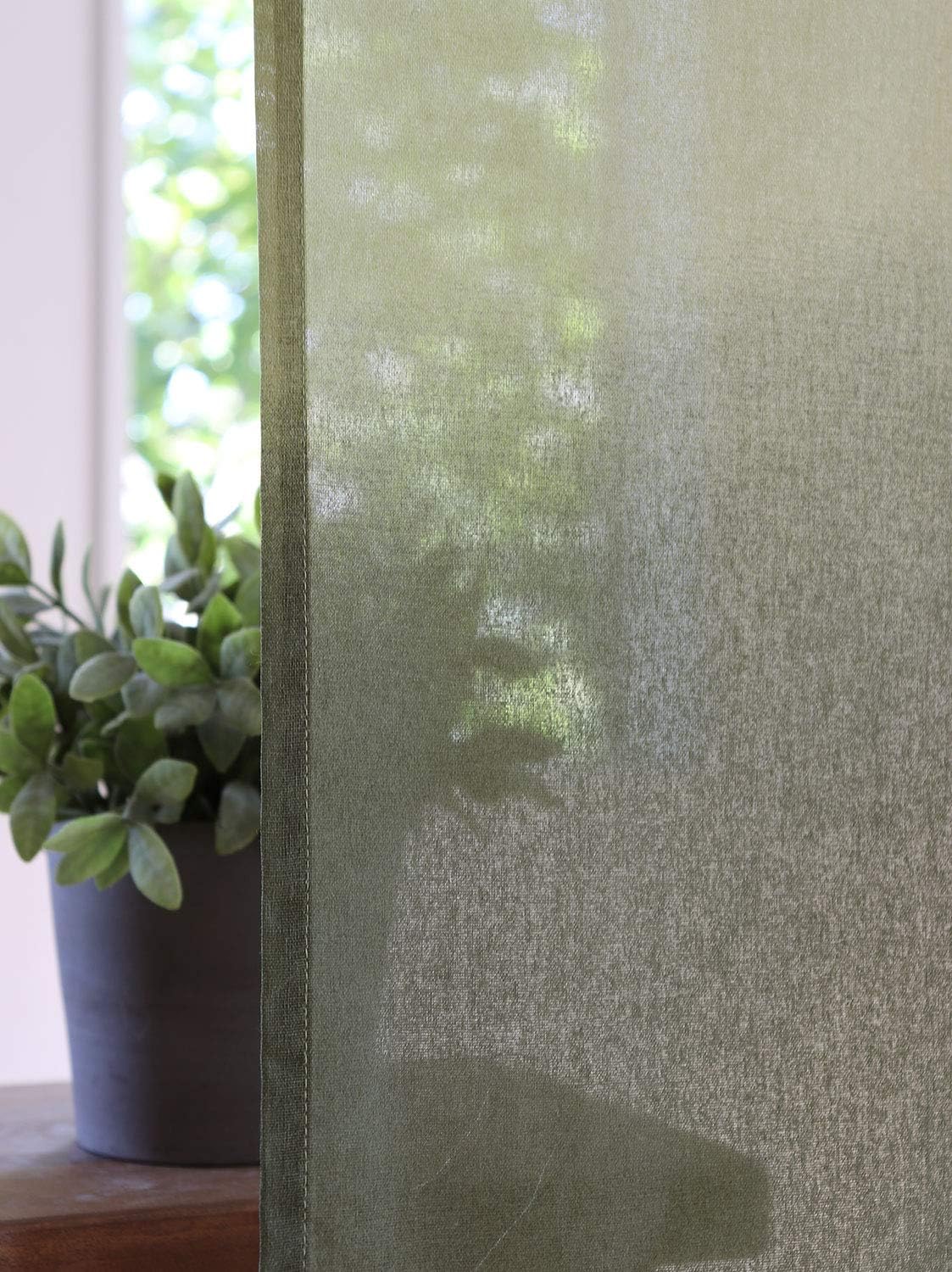 Sunnyday Fabric Doorway Curtain 335x59 Green Tapestry