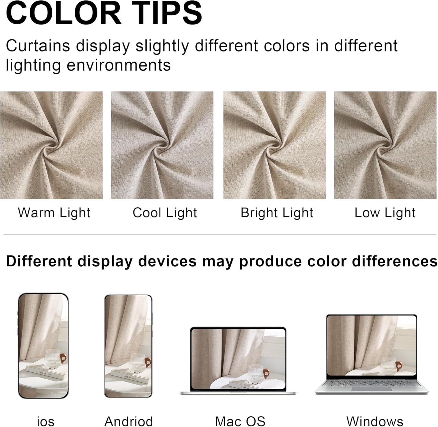 PONY DANCE Blackout Curtains 108 Inches 2 Panels Set