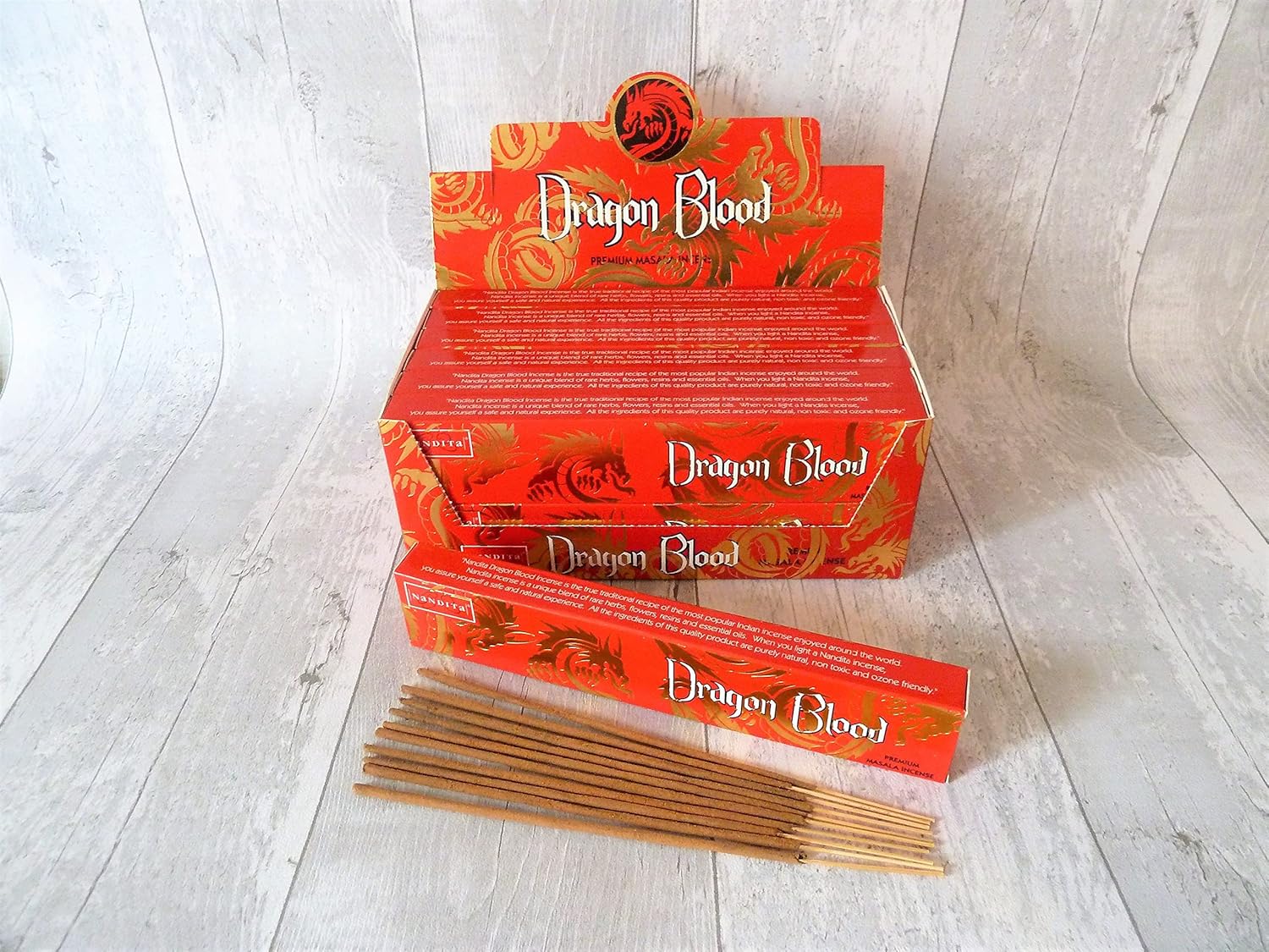 ATCUSA Dragon Blood Incense Sticks 12 x 15g Natural
