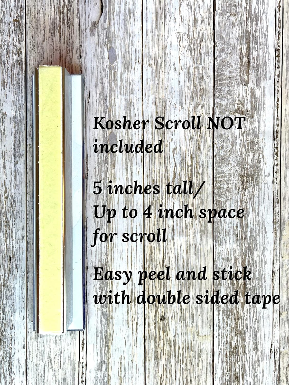 Childrens Mezuzah Scroll Cases with Waterproof Design
