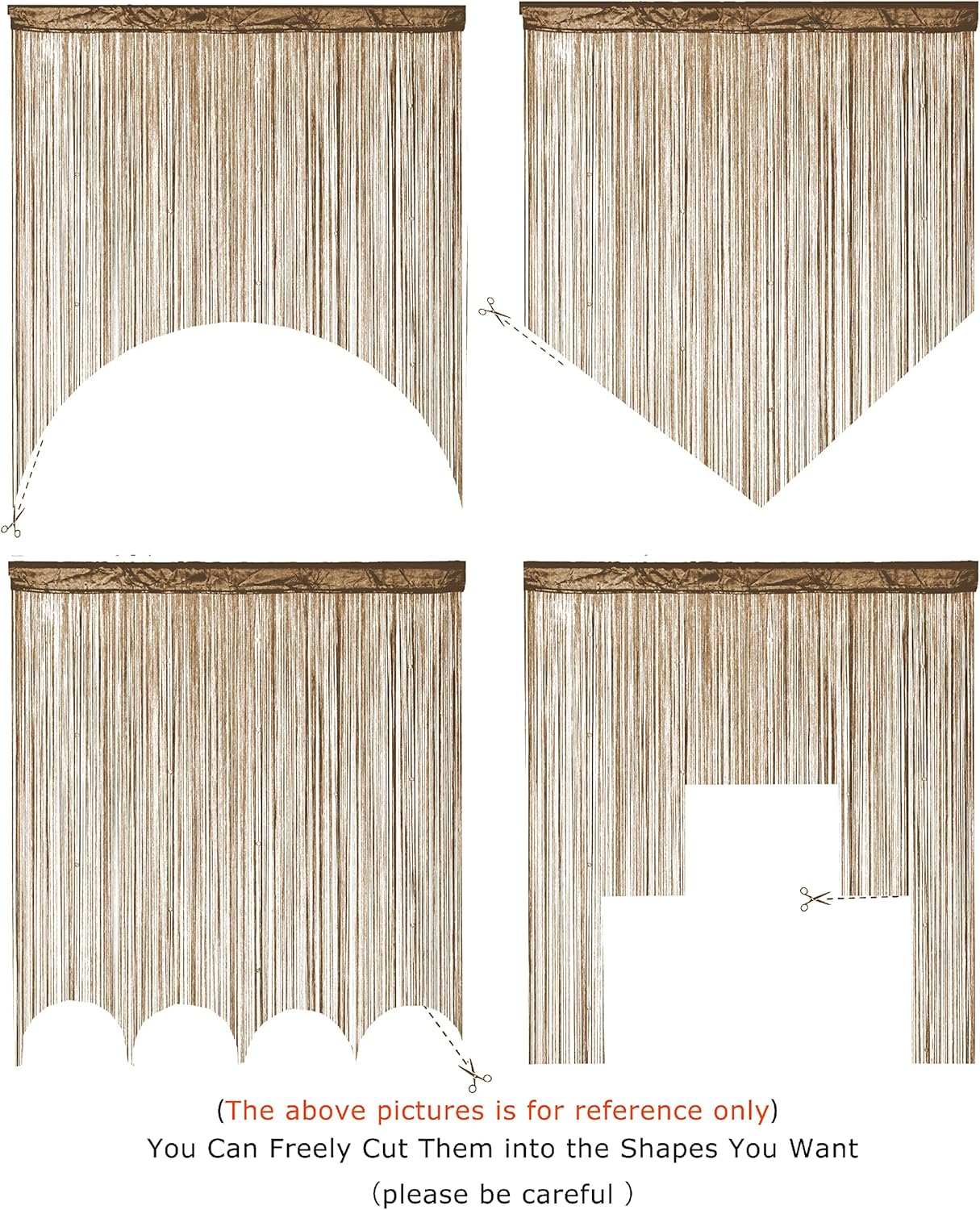YaoYue Beaded Curtain Door Divider for Privacy Decor