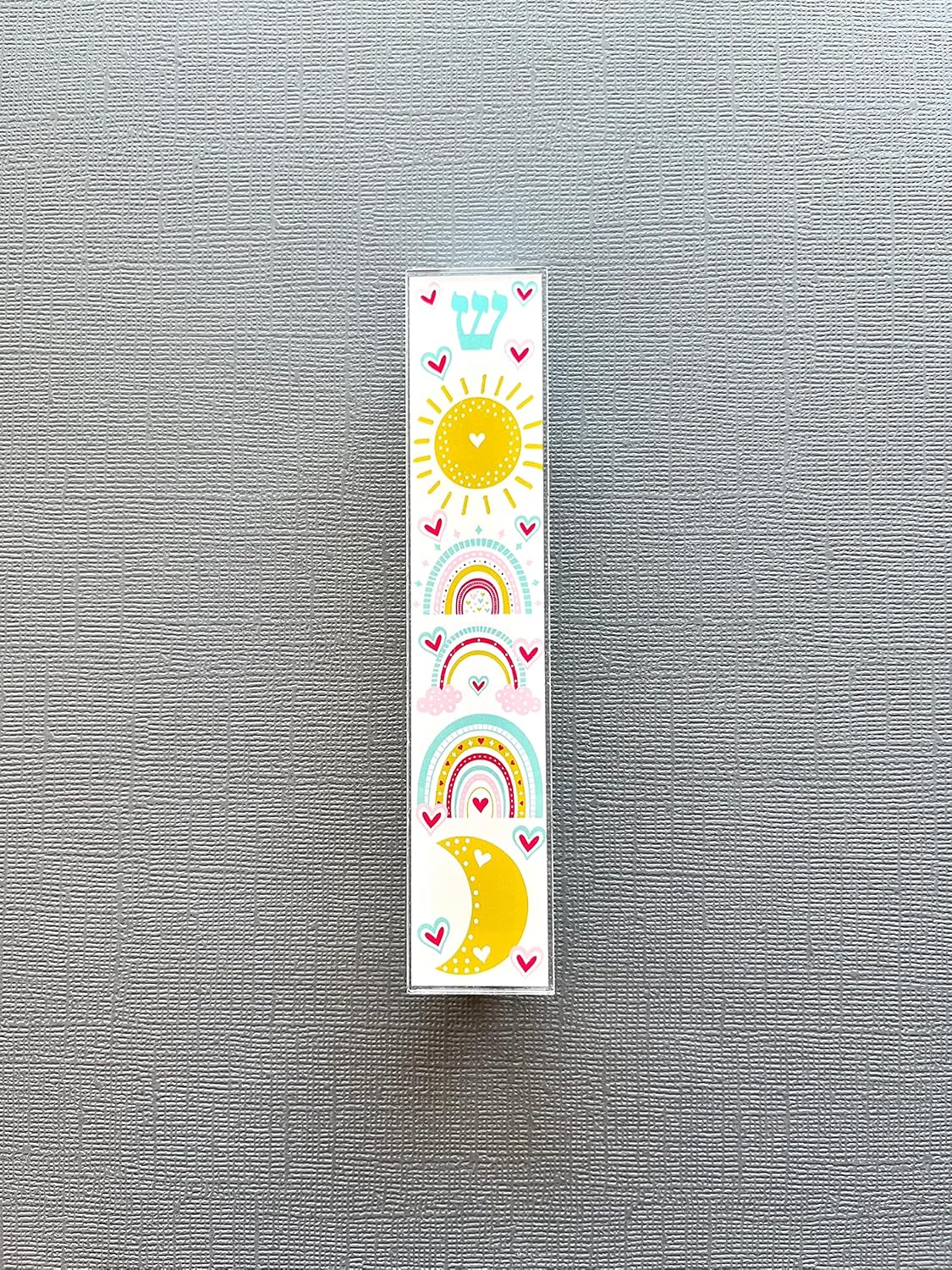 Childrens Mezuzah Scroll Cases with Waterproof Design