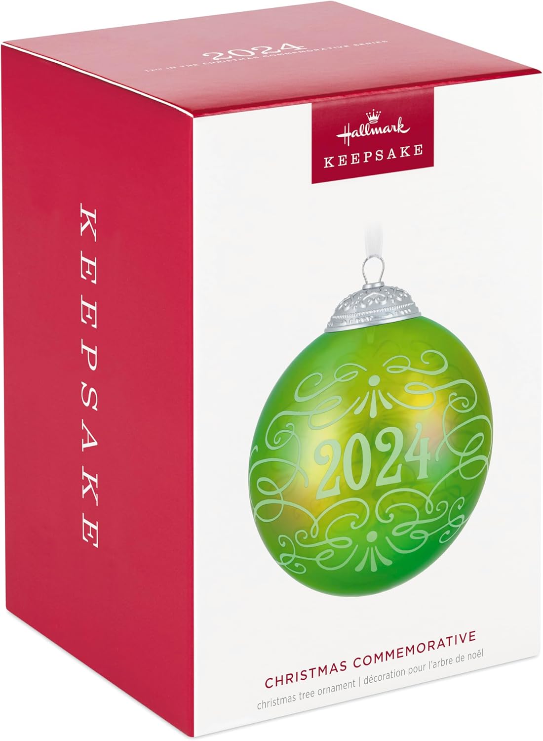 Hallmark Keepsake 2024 Christmas Ornament Glass